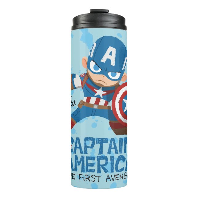 Guri Hiru Captain America Thermal Tumbler (Front)