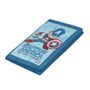 Guri Hiru Captain America Tri-fold Wallet