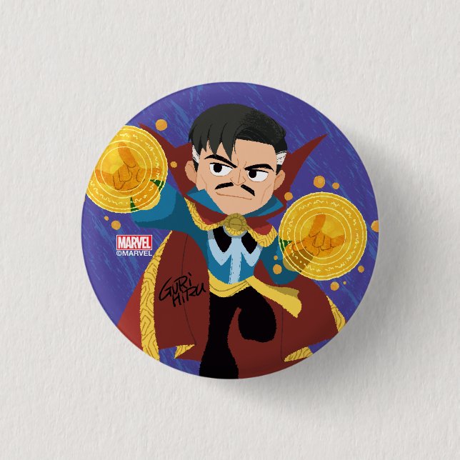 Guri Hiru Doctor Strange Button (Front)