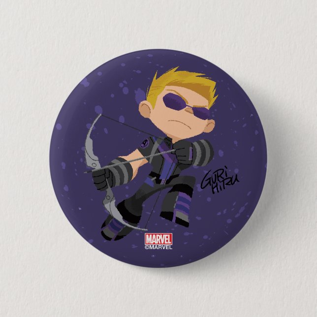 Guri Hiru Hawkeye Button (Front)