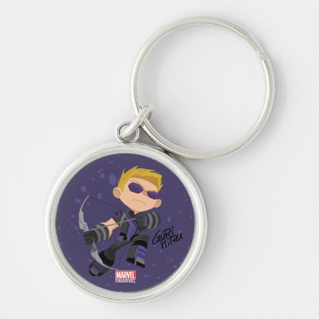 Guri Hiru Hawkeye Keychain (Front)
