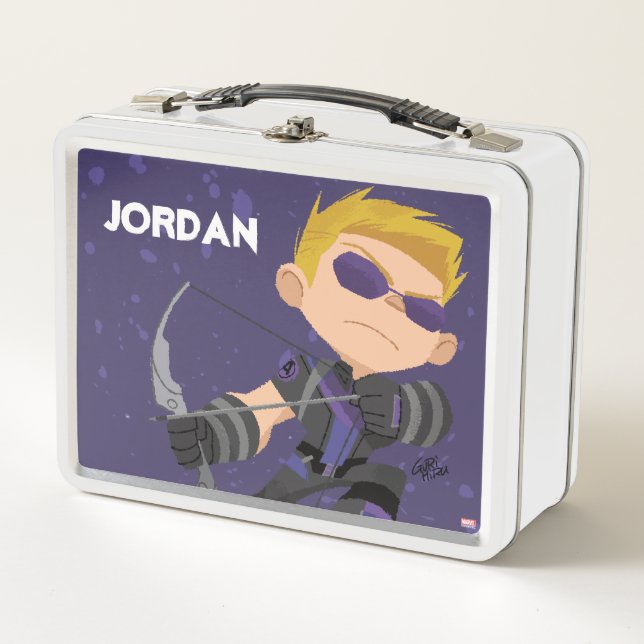 Guri Hiru Hawkeye Metal Lunch Box (Front)