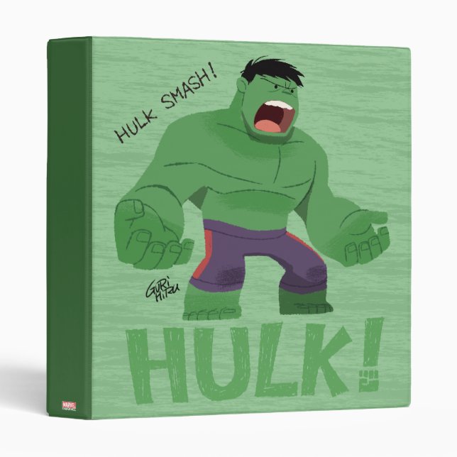 Guri Hiru Hulk 3 Ring Binder (Front/Spine)