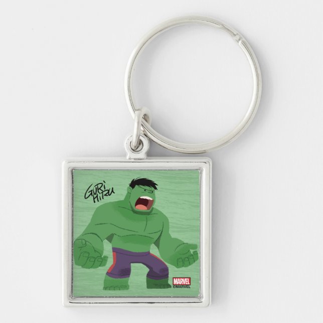 Guri Hiru Hulk Keychain (Front)