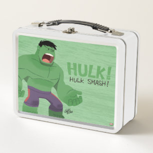 Guri Hiru Hulk Metal Lunch Box