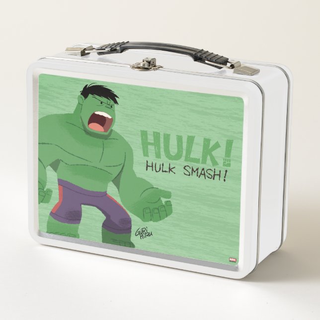 Guri Hiru Hulk Metal Lunch Box (Front)