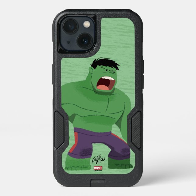 Guri Hiru Hulk Otterbox iPhone Case (Back)