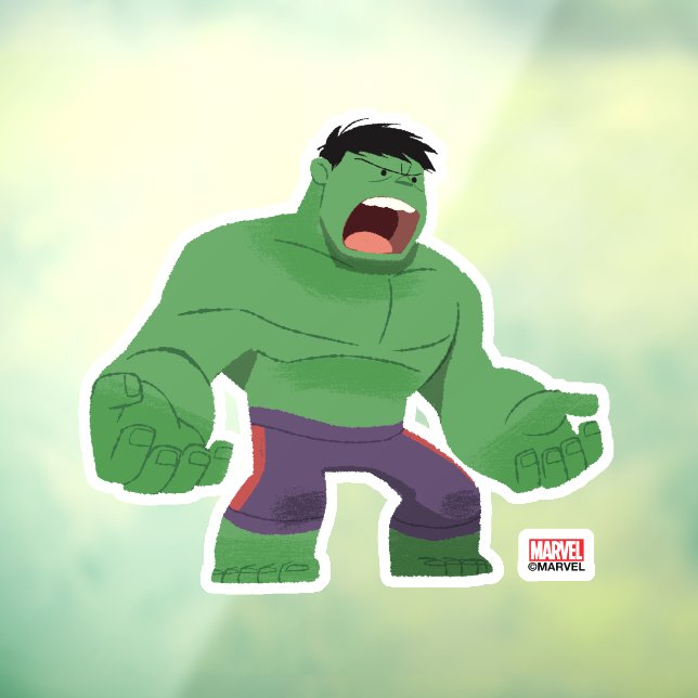 Guri Hiru Hulk Window Cling (Sheet 3)