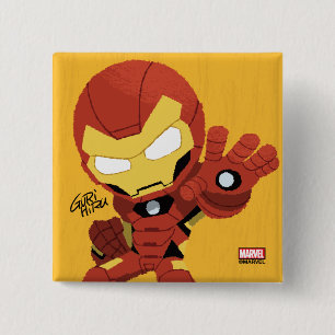 Guri Hiru Iron Man Button
