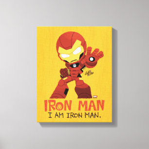 Guri Hiru Iron Man Canvas Print