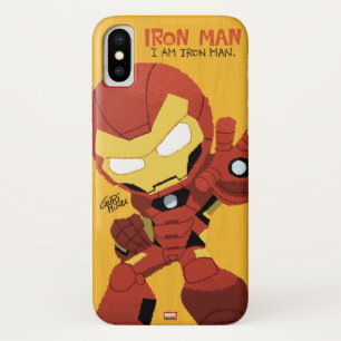 Guri Hiru Iron Man iPhone X Case