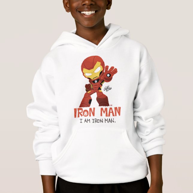 Guri Hiru Iron Man Hoodie (Front)