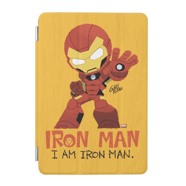 Guri Hiru Iron Man iPad Mini Cover (Front)
