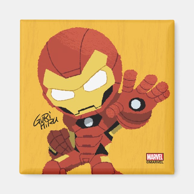 Guri Hiru Iron Man Magnet (Front)