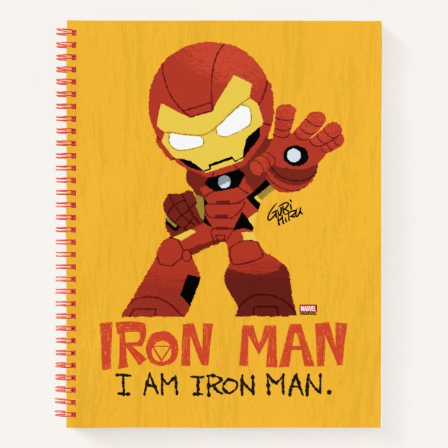 Guri Hiru Iron Man Notebook (Front)