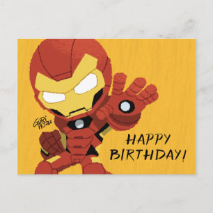 Guri Hiru Iron Man Postcard