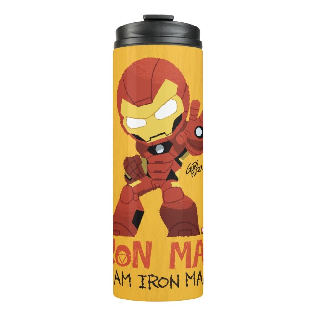 Guri Hiru Iron Man Thermal Tumbler (Front)