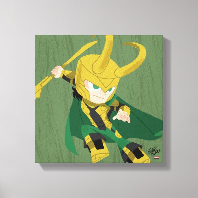 Guri Hiru Loki Canvas Print (Front)
