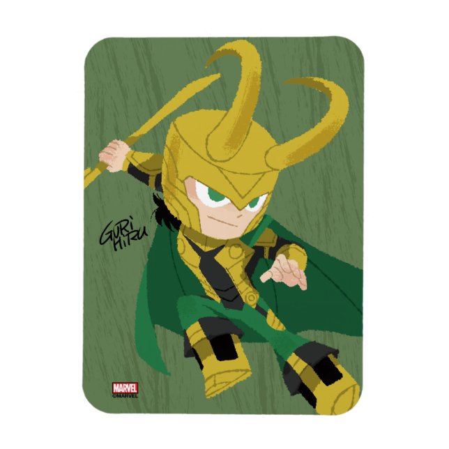 Guri Hiru Loki Magnet (Vertical)