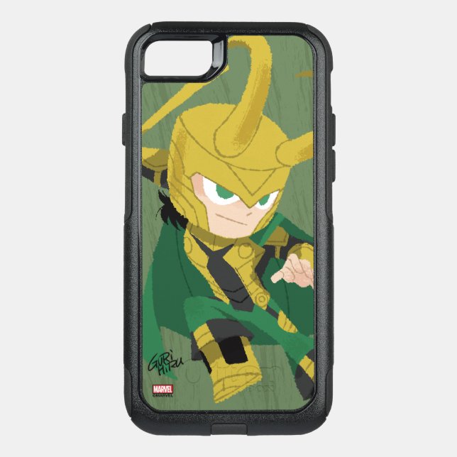 Guri Hiru Loki Otterbox iPhone Case (Back)