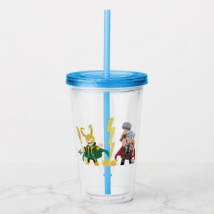 Guri Hiru Loki & Thor Acrylic Tumbler