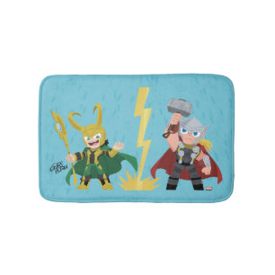 Guri Hiru Loki & Thor Bath Mat