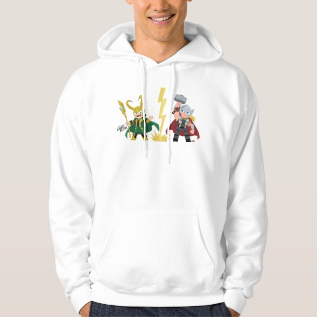 Guri Hiru Loki & Thor Hoodie (Front)