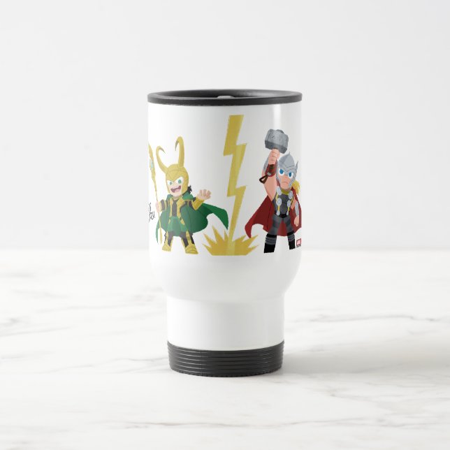 Guri Hiru Loki & Thor Travel Mug (Center)