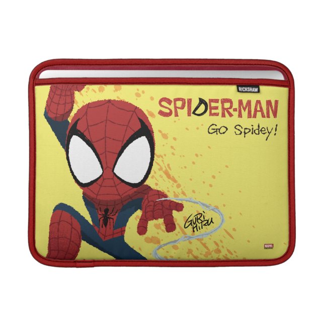 Guri Hiru Spider-Man MacBook Air Sleeve (Front Device)