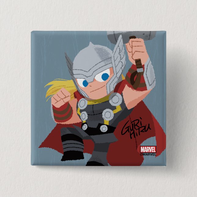 Guri Hiru Thor Button (Front)