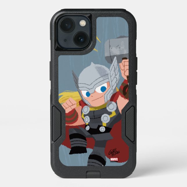 Guri Hiru Thor Otterbox iPhone Case (Back)
