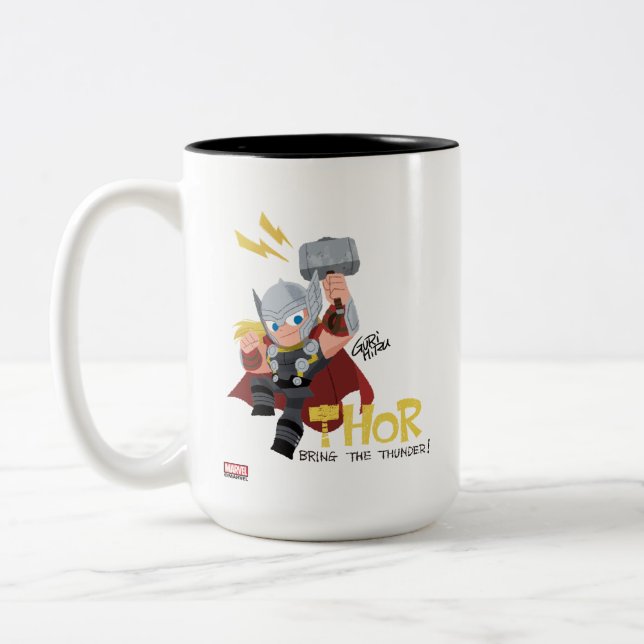 Guri Hiru Thor Two-Tone Coffee Mug (Left)