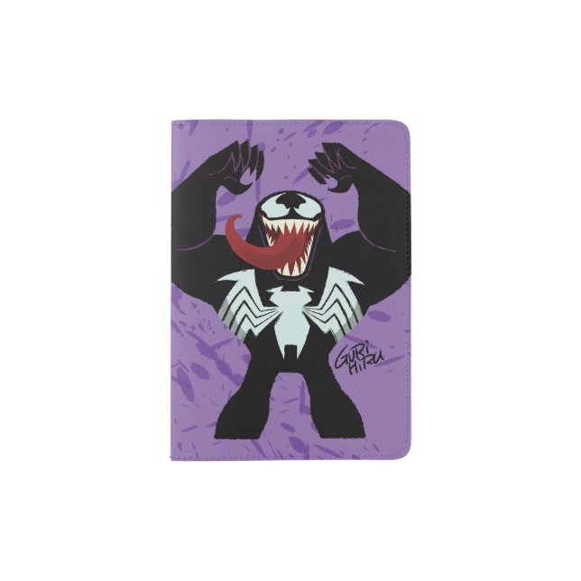 Guri Hiru Venom Passport Holder (Front)