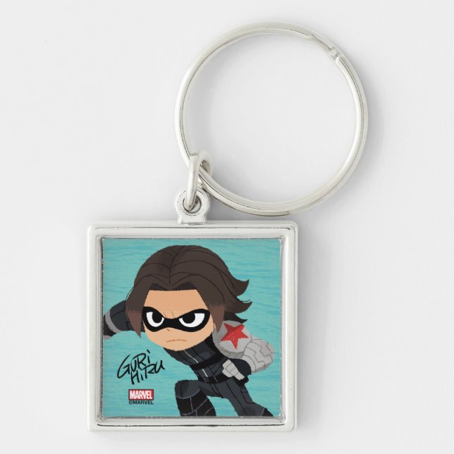 Guri Hiru Winter Soldier Keychain (Front)
