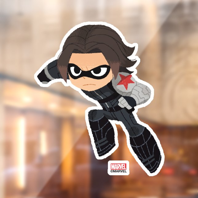 Guri Hiru Winter Soldier Window Cling (Sheet 2)