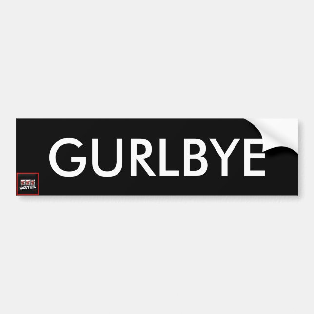 GURLBYE Bumper Sticker (Front)