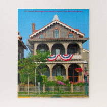 Gurney Street Cape May New Jersey. Jigsaw Puzzle