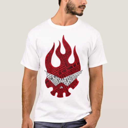 Gurren Lagann typography T_Shirt