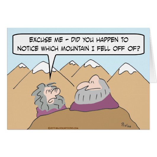 guru fell off mountain cards (Front Horizontal)