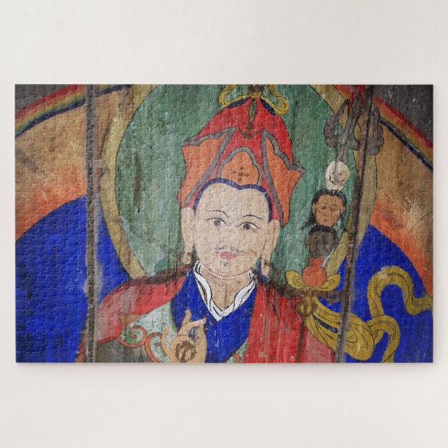 Guru Rinpoche & Himalayas, Padmasambhava/ Nepal Jigsaw Puzzle (Horizontal)