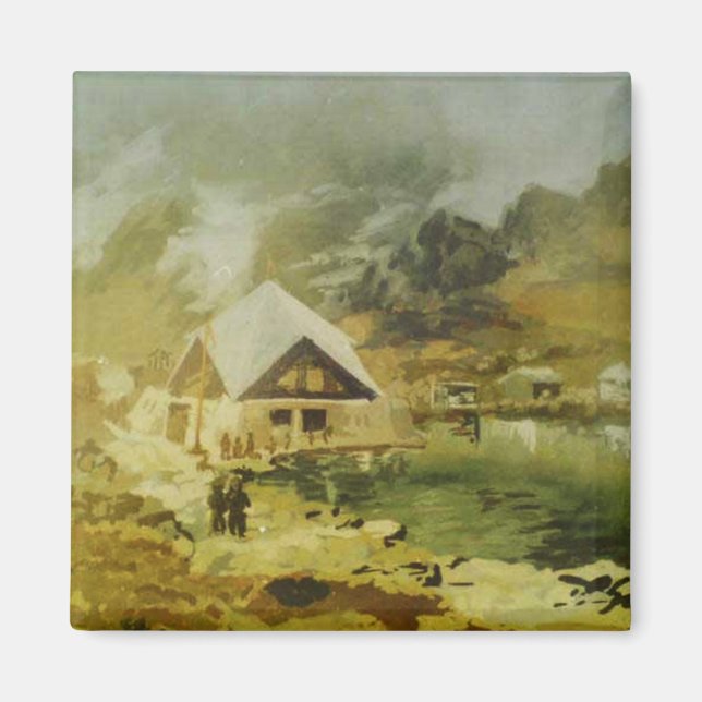 Gurudwara Hemkunt Sahib by  Shekhar Joshi Magnet (Front)