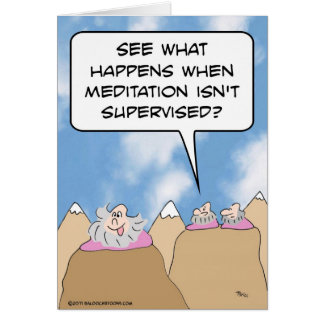 gurus meditation isn't supervised