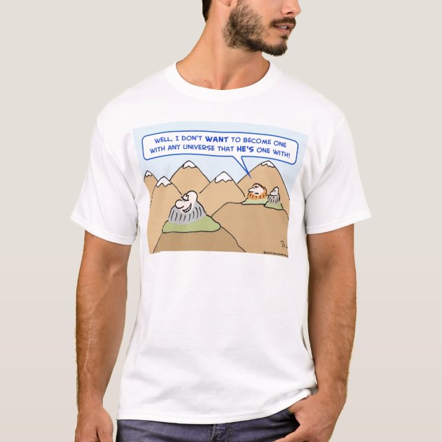gurus one with universe want T-Shirt (Front)