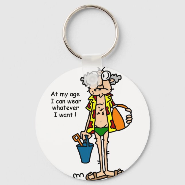 Gus-Age Thing Tshirts and Gifts Keychain (Front)