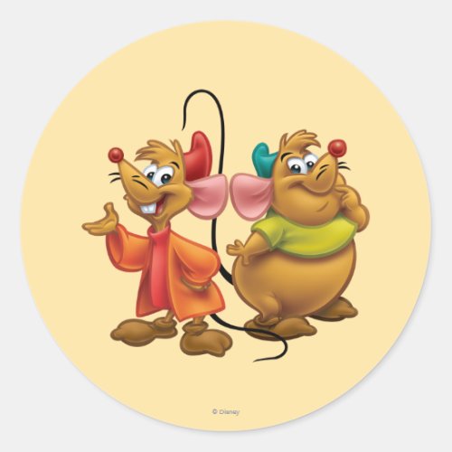 Gus and Jaq Classic Round Sticker