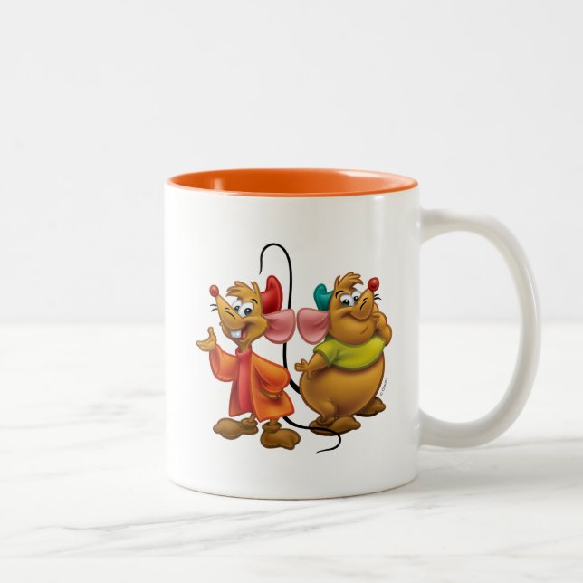 Gus and Jaq Two-Tone Coffee Mug (Right)