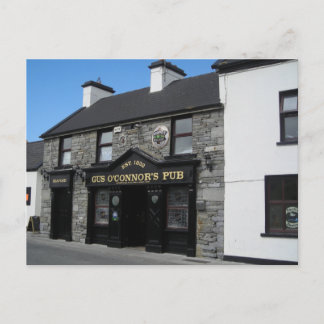 Gus O'Connor's Pub in Doolin Ireland Postcard