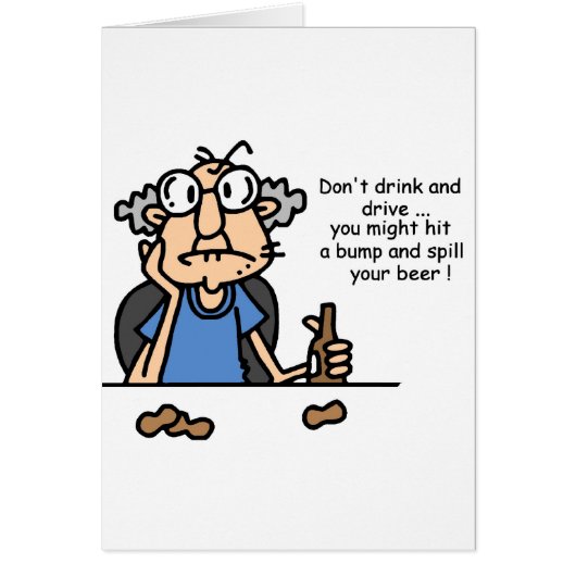 Gus on Drinking and Driving Cards (Front)