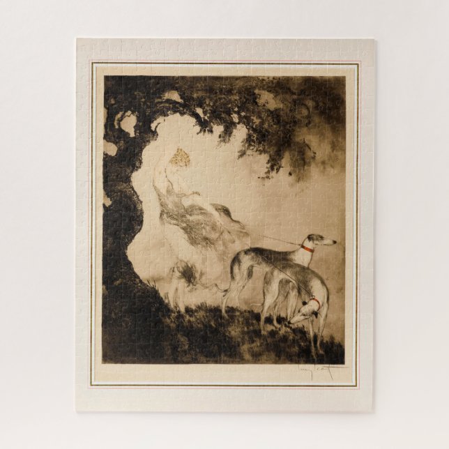 Gust of Wind by Louis Icart Jigsaw Puzzle (Vertical)