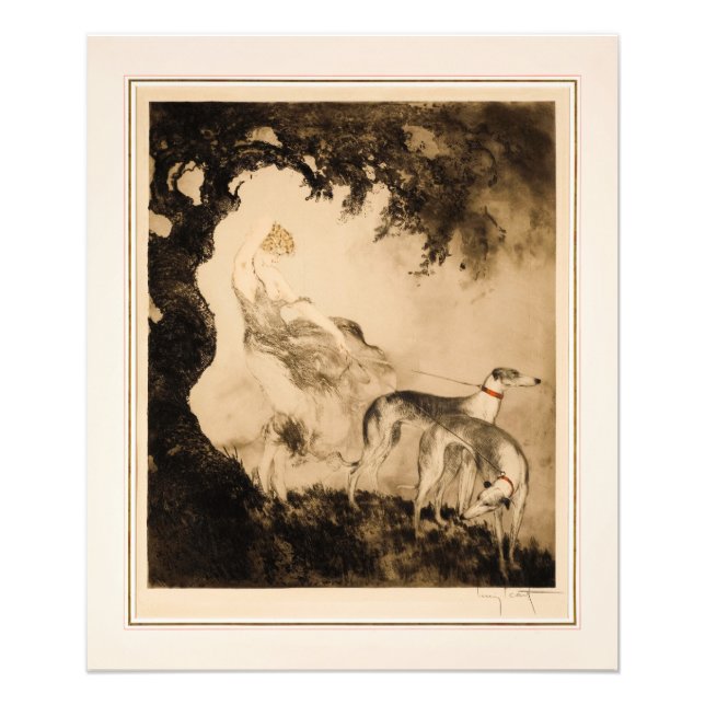 Gust of Wind by Louis Icart Photo Print (Front)